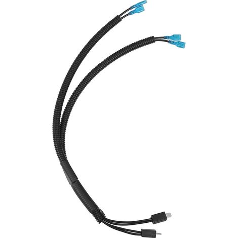 Faisceau de Câbles de Klaxon Voiture Remplacement 1 en 2 Voies Compatible avec Véhicule, Kit Câblage Plastique Robuste pour Accessoire Voiture Tuning, Câble de Cornet Usage (1/5)