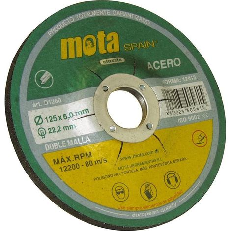 Schruppschleifscheibe ox. ø180x6.0x22.23mm d1860 mota