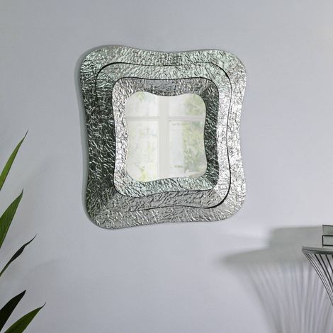 Casella Miroir, Structure Métallique, Structure en Verre, 7x79h cm Argent (1/5)