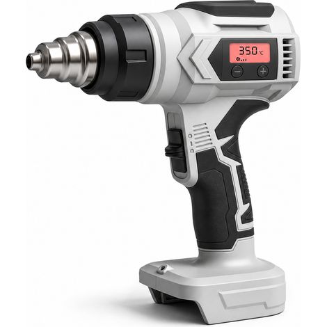 Pistolet à Air Chaud Sans Fil Réglable pour Soudure Gris (1/5)