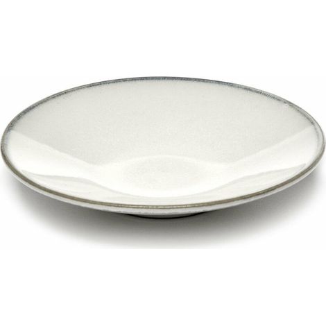 Serax Inku sous-tasse blanche 14 cm en grès
