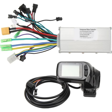 Contrôleur de Moteur Brushless 48V 500W 3 Modes Sinusoidal avec Écran LCD pour Vélo Électrique (1/5)