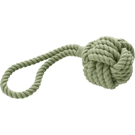 Jouet pour Chien S Vert Tilleul, diamètre = 6 cm (Longueur Totale 20 cm) (1/4)