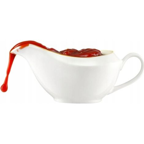 saucière en porcelaine blanche 400 ml