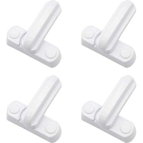 Set mit 4 Schlössern, Riegeln und Türgriffschlössern für mehr Sicherheit im Haus – Zusätzlicher Ersatz für Türen, Schränke und Fenster (1/4)
