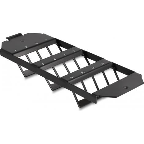 Delock Montaje Keystone de 12 puertos para tanque de piso