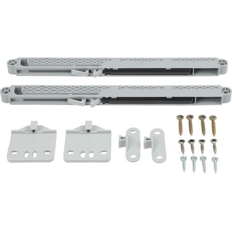 Lot de 4 amortisseurs tiroir pour armoire, fermeture en douceur, 25 (1/5)