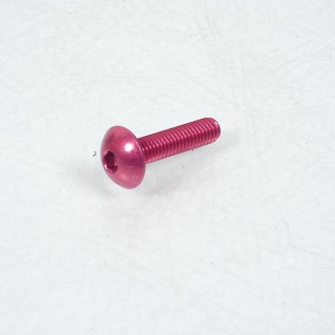 Vis Dôme large BTR M6 pas 100 25mm anodisé Rouge 3AS Racing pour (1/2)