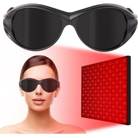 Lunettes de protection laser pour les traitements de beauté IPL, l'épilation, la luminothérapie rouge, le bronzage et la protection des yeux. (1/4)