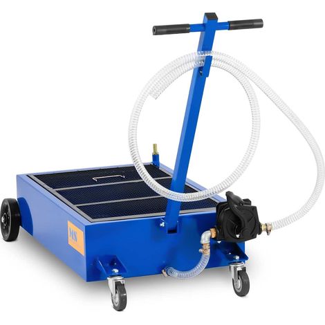 Vasca mobile per il recupero dell'olio - 75 litri - pompa manuale attrezzi per officina auto 140006322