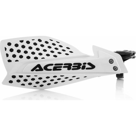PROTECTORES DE MANOS ACERBIS (MANABRAZO / HOJAS) COLOR BLANCO / NEGRO