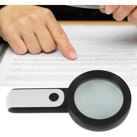 Loupe LED 30X avec 18 LED, adaptée aux personnes âgées pour lire, examiner et réparer des livres. (1/5)