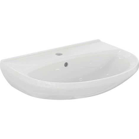 Ideal Standard Alpha - Lavabo 60x46 cm, con troppopieno e foro per miscelatore, bianco R027401 (1/5)