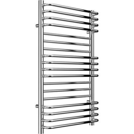 Reina Marco Designer Heated Towel Rail 800mm H x 500mm W Chrome (1/5)