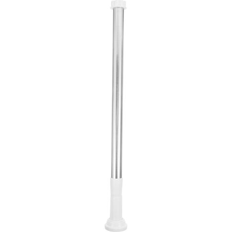 Barre de Douche Réglable Extensible Acier Inoxydable Tringle de Rideau pour Tringle de Douche Angle sans Perçage (1/5)