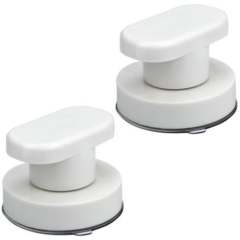 2er-Set Saugnapfgriffe für Toilettensitz, Türgriff, Schubladensauger mit starkem Saugnapf für Glastüren, Spiegel aus Glas