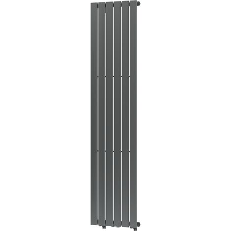 Radiateur décoratif Mexen Boston 1800 x 452 mm, 888 W, anthracite - W213-1800-452-00-66 (1/5)