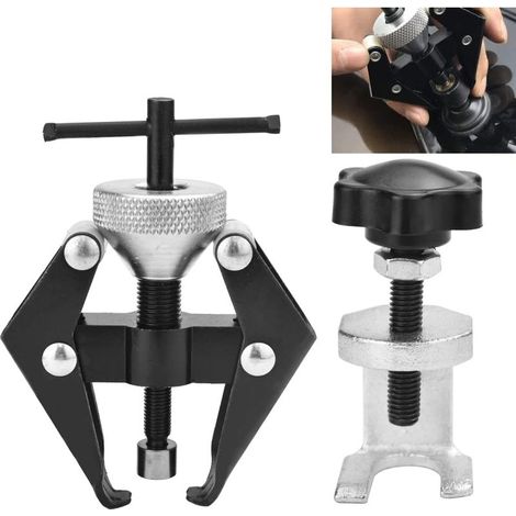 2 Pièces Extracteur de Bras d'Essuie-Glace en Acier au Carbone, Outil de Démontage de Bornes de Batterie et Petit Extracteur de Roulement (1/5)