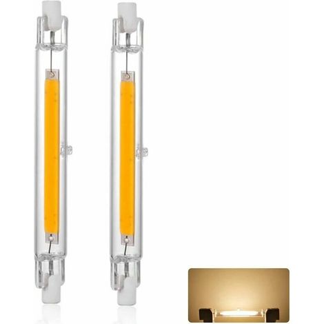 Lampadina LED R7S 118mm 20W dimmerabile, bianco caldo 3000K 3000LM, sostituzione lineare lampada alogena J118 300W, illuminazione a 360 gradi, nessuno sfarfallio, tubi LED R7S OCB per faretti, confezi
