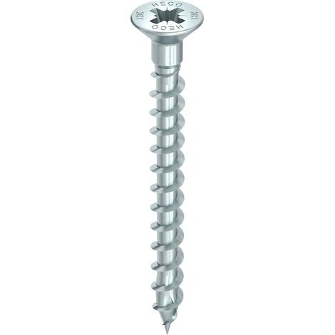 HECO-TOPIX-plus 5,0 x 70, Senkkopf + Kopfbohrung, Pozi-Drive, VVG, A3K 100 Stk (1/4)