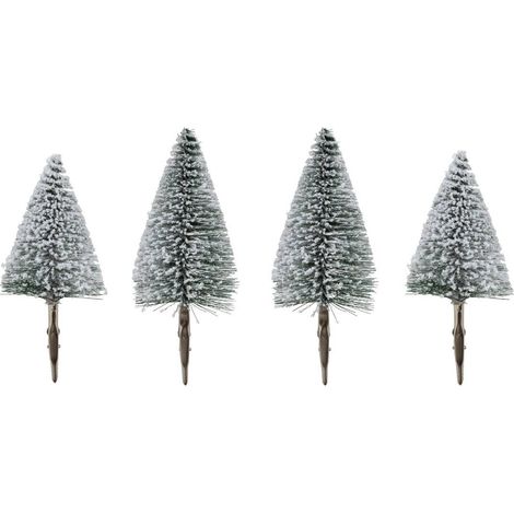 Baumschmuck Tanne x4 grün 15cm - Atmosphera créateur d'intérieur