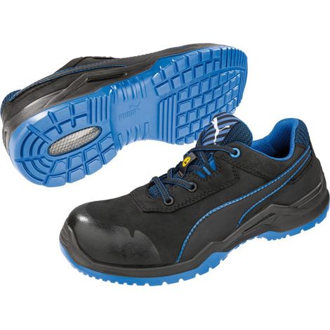 Zapatos Bajos De Seguridad 644220. Eds. S3. Tamaño 49. / Negro Bleupuma