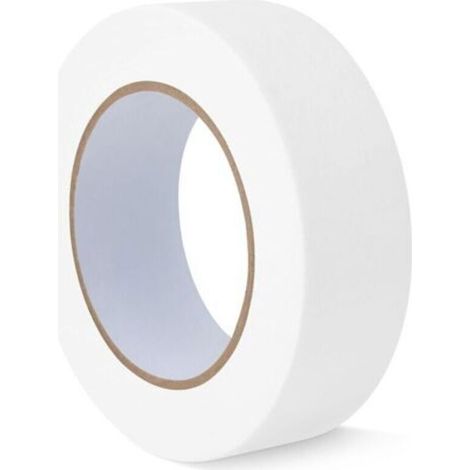 Ruban de masquage en papier blanc – Idéal pour la peinture, la décoration, les loisirs créatifs et autres projets artistiques. Sans résidus, facile à retirer, 3 cm x 50 m. (1/5)