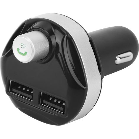 Kit mains libres Bluetooth sans fil X13 pour voiture : transmetteur FM, lecteur MP3, double chargeur USB (1/5)