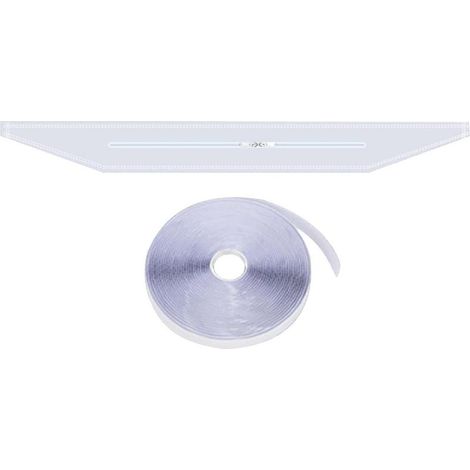 4m Kit de joint de fenêtre universel pour climatiseurs portables et sèche linge Coupe vent imperméable avec fermeture éclair Scelleur de fenêtre pliable résistant UV pour ouverture (1/5)