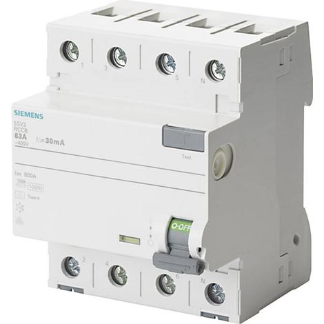 Siemens 5SV33446KK12 5SV3344-6KK12 Interruttore differenziale A 4 poli 40 A 0.03 A 400 V (1/3)