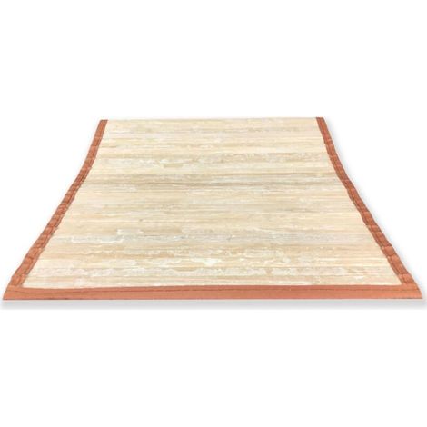 TAPIS DE CUISINE EN BOIS DE BAMBOU VINTAGE ROYAUME-UNI BEIGE Cm. 50x75 (1/3)