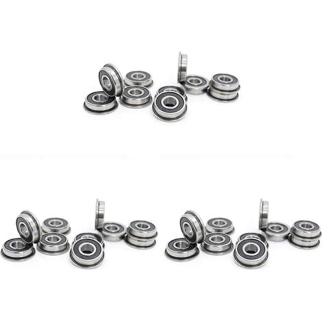 40 Stück F695-2RS Lager 5x13x4mm Flansch-Miniatur-Rillenkugellager F695RS für VORON Mobius 2/3 3D-Drucker()