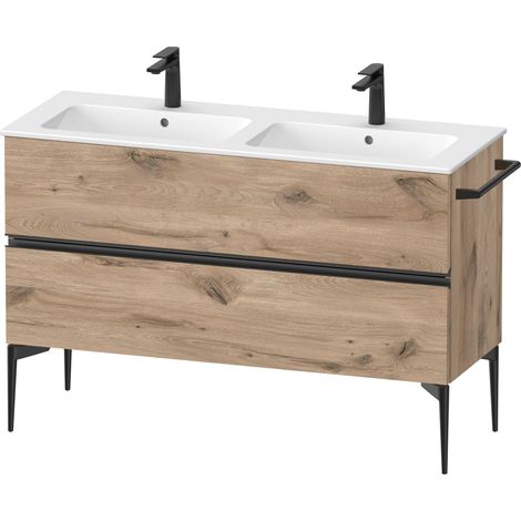 Duravit Sivida Waschtischunterbau, 2 Schubkästen, Griffleiste (1/4)