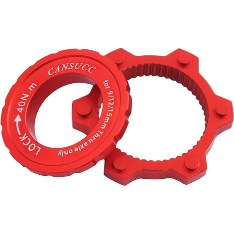 Adaptateur de Verrouillage Central 6 Boulons Adaptateur Centerlock Vélo Disque Rotor Adaptateur Siège de Conversion de Rotor de Frein à Disque Central Frein de Vélo Center Lock Adapter pour VTT (1/5)