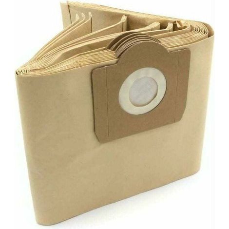 10x pièce - sacs en papier, sacs d'aspirateur compatible avec Kärcher remplace 6.959-130.0 (1/3)