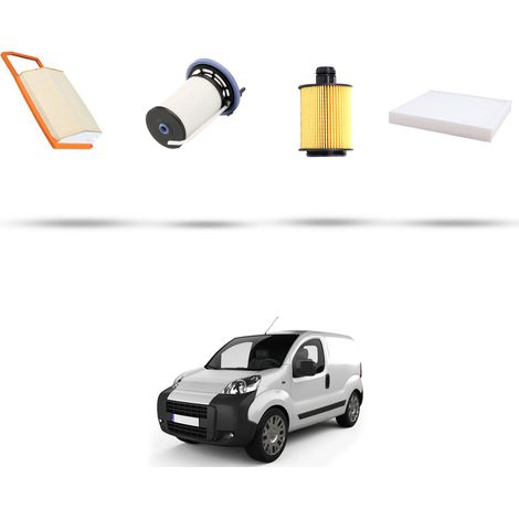 Kit tagliando 4 filtri compatibile con Citroen Nemo 1.3 HDi 55kw Dal 2010 (1/5)