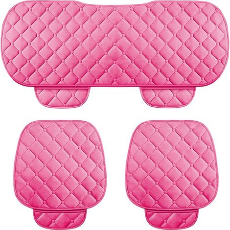 Coussin Siège Voiture en Peluche, Protection Antidérapante, Doux, (1/5)