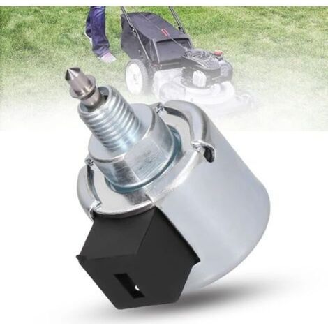 Electrovanne carburant fer haute précision – Remplacement 694393 – Améliore l'efficacité des tondeuses à gazon – Installation facile (1/5)