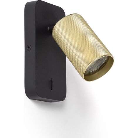 Aplique de Pared Aluminio Breixo Dorado (1/5)