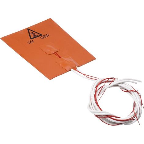 12V 120W 3D Printer Silicone Heat Mat with Thermistor and Strong Adhesive Backing for Mini V2 Select Mini 2 (1/5)