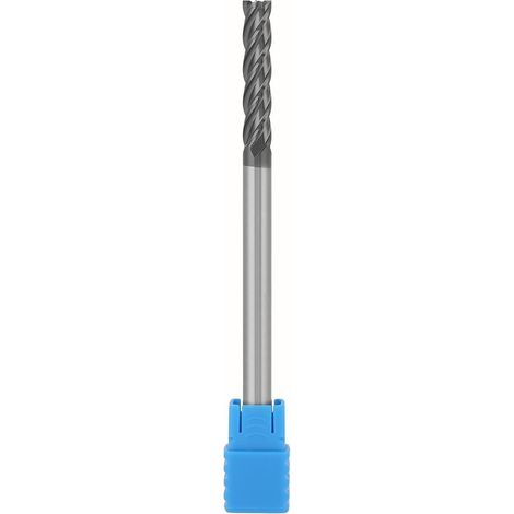 Fraise CNC en carbure de tungstène (2 pièces), 4 dents, diamètre 6 mm x longueur 100 mm - Accessoires d'outillage (1/5)