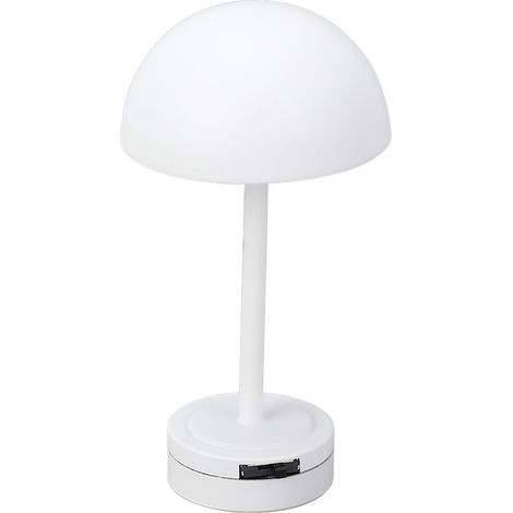 Lampe miniature pour maison de poupée (échelle 1:12), mini lampe à piles blanche demi-ronde, idéale pour le salon, le bureau ou la chambre. (1/5)