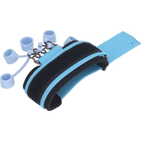 Fingertrainingsgerät zur Verbesserung der Handflexibilität und -kraft, mit 5 austauschbaren Ringen, Tragkraft bis zu 18 kg (40 lbs). (1/5)