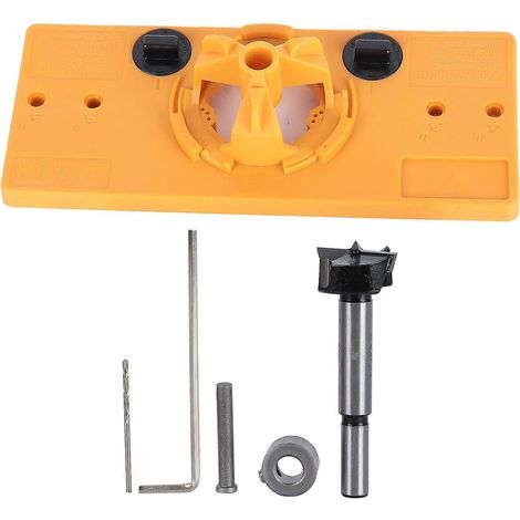 Lochöffner-Stanzer-Positionierhilfe ABS-Holzbearbeitungsscharnier perforierte Positionierungsplatte Zubehör 35 mm