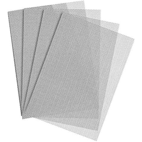 Stainless steel metal mesh filter with wire mesh lid, leaf filter, insect and rat protection for the garden, 21 x 30 cm