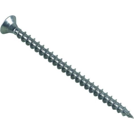 Vis à bois Acier Galvanisé PZ - Dimensions au choix - Filetage totale - LPP  6.0 x 80 mm / Vendu par 100 pièces