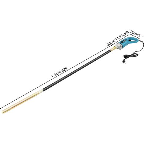 Vibrateur à béton, 1300W de puissance, 4300tr/min de vitesse
