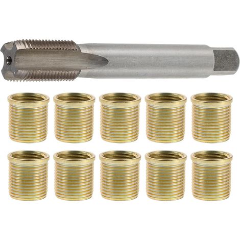 Kit de Réparation Filetage Bougie Allumage Outils Refiletage Inserts Taraud Réparation Moteurs Automobiles Générateurs Filetés (1/5)