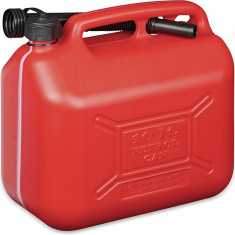 IWH Benzinkanister 10 l, rot, mit Füllstandsanzeige (1/3)