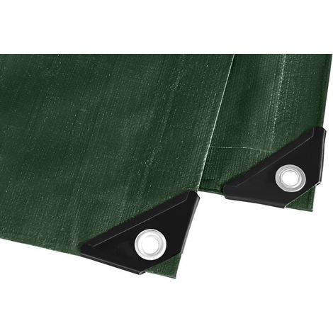 Bâche haute performance, extrêmement résistante, multifonctionnelle, 180 g/m², 2 x 4 m, bâche de protection imperméable en toile – protection extérieure imperméable pour camions, mobilier de jardin, b (1/5)